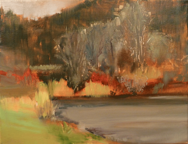 "Minto Brown Wetland" 11"x13" Oil on Canvas ©Ruth Armitage