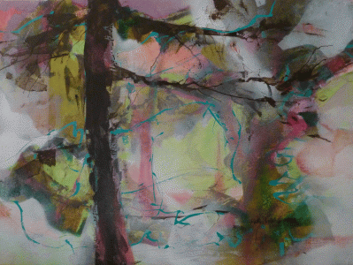 "Treehouse" ©Ruth Armitage 2013 Acrylic on Paper 22x30"