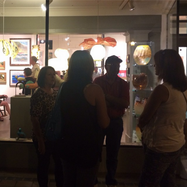 It was an evening to share art and community