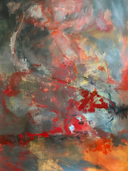 Conflagration Abstract Painting