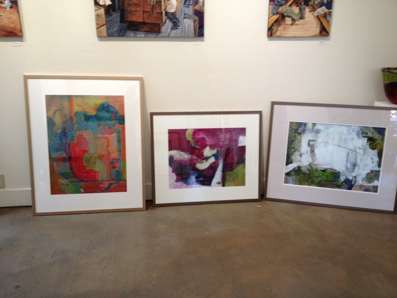 Here is a shot of how it looks framed up, ready to be hung at Riversea! 