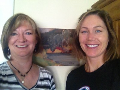 Lucy & I and the painting :)
