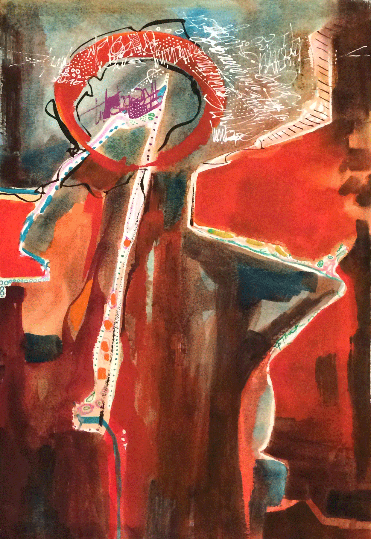 Painting Abstractly with the Desert Triad