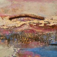 "Tides" ©Ruth Armitage, Oil & Wax on Panel, 9"x12"