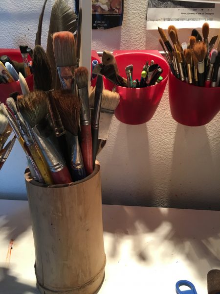 Favorite Brushes - Original Gouache Painting – Heather's Fine Art