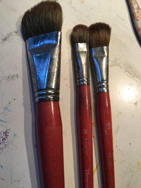 Richeson Grey Matters Brush Set of 6 Synthetic Acrylic Brushes