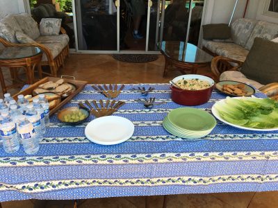 Healthy lunches prepared by Mickey