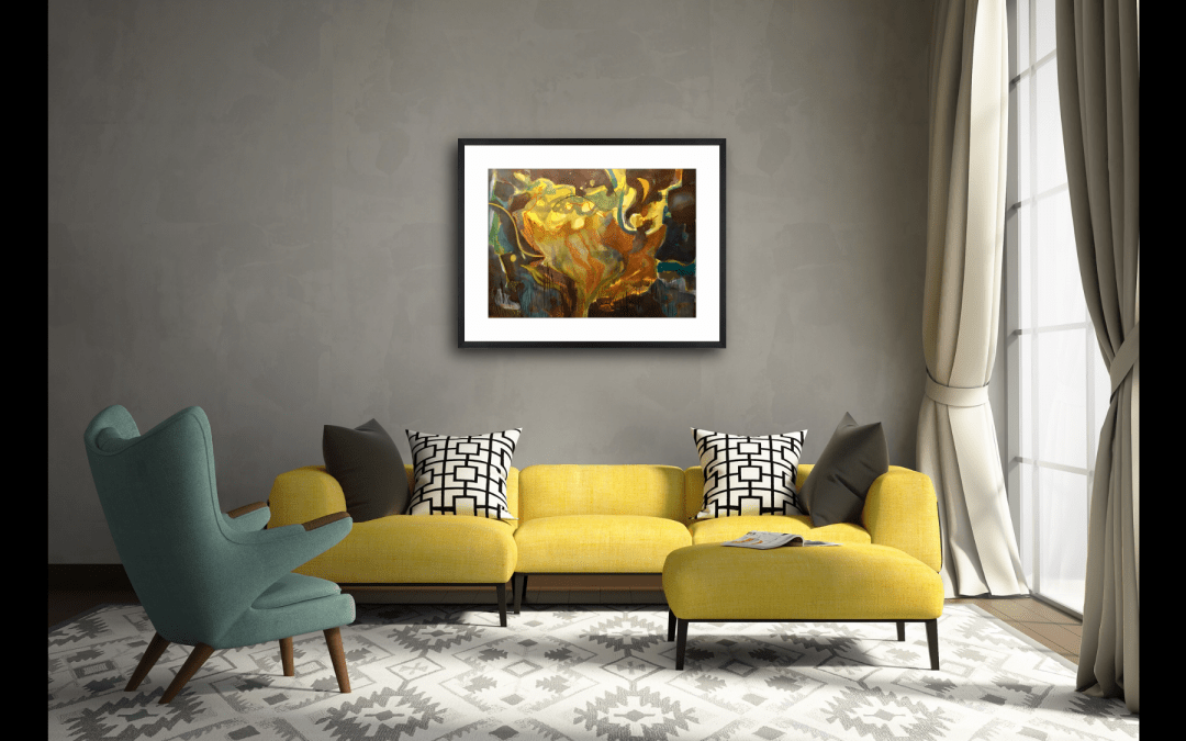 Bring Spring Inside with an Abstracted Floral