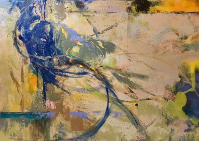 "Wild Life" 30"x30" Oil & Cold Wax